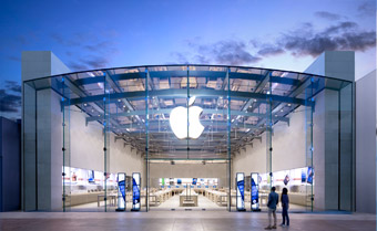 Das Apple Store in Santa Monica